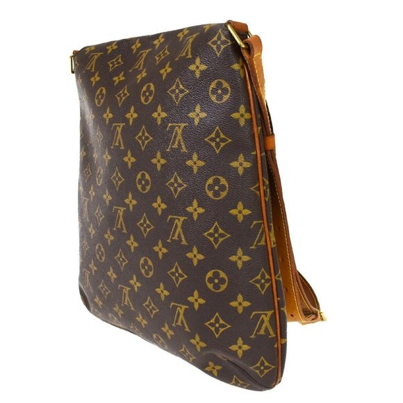 LOUIS VUITTON Musette Shoulder Bag Monogram Leather Brown France M51256 84MZ297 - Picture 4 of 15